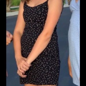 Black brandy Melville floral dress🥰